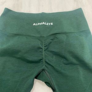 Alphalete amplify leggings - dark ivy green